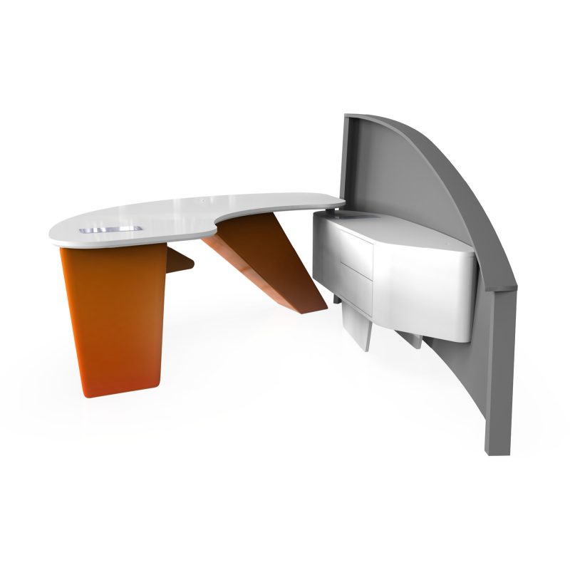 Curved Desk | 12479 - JERAISY FURNITURE FACTORY